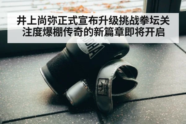 井上尚弥正式宣布升级挑战拳坛关注度爆棚传奇的新篇章即将开启
